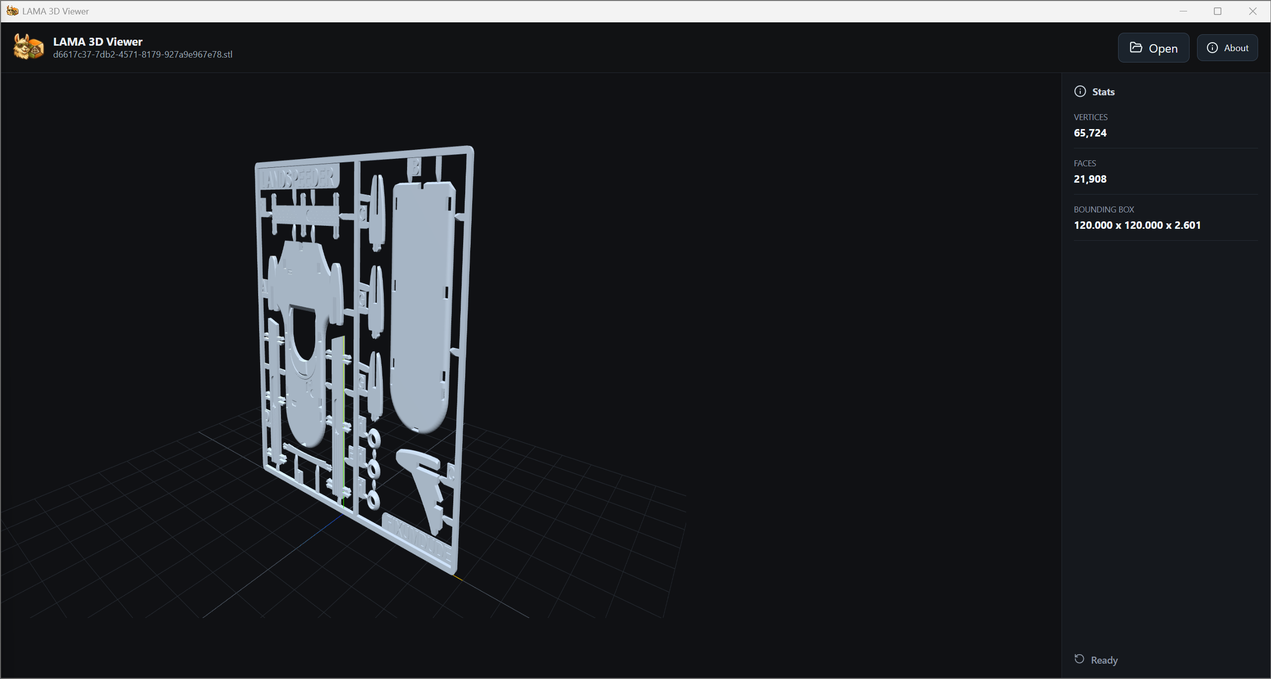 LAMA 3D Viewer - Complex Model